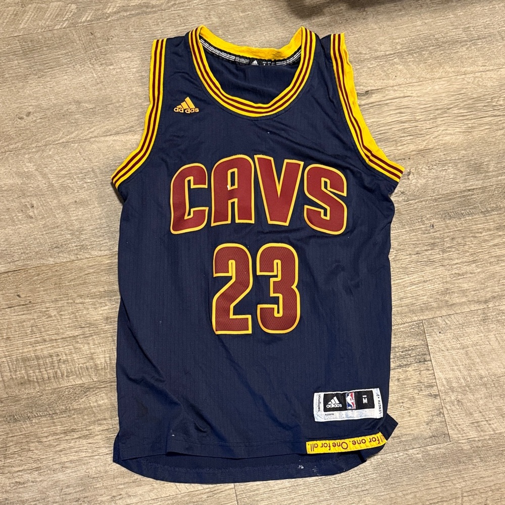 Adidas Navy and Gold CAVS Jersey